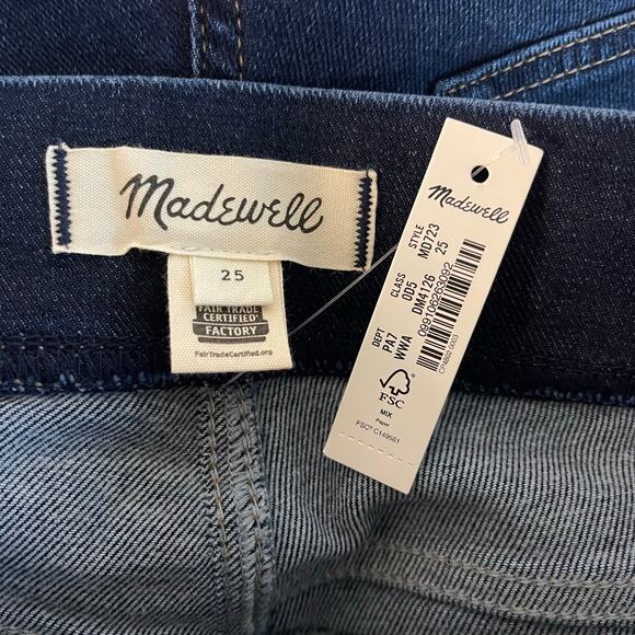 Madewell Roadtripper Pull-On Jeggings in Everman Wash NWT - Size 25 - Picture 8 of 9